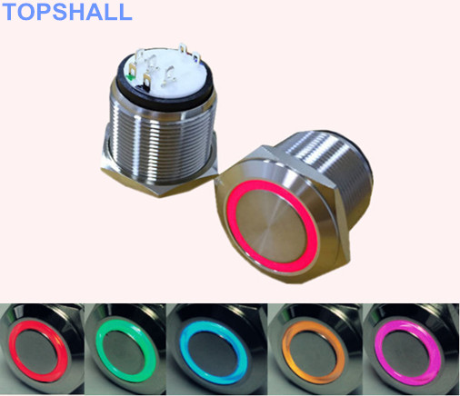 19mm带灯按钮开关