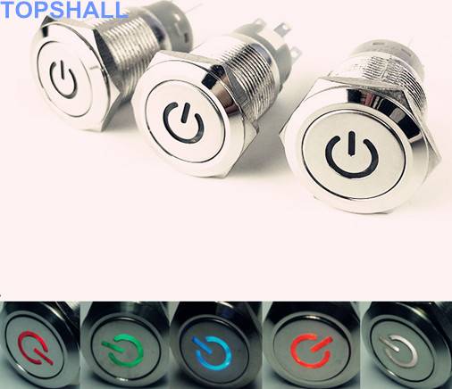 带灯金属按钮开关