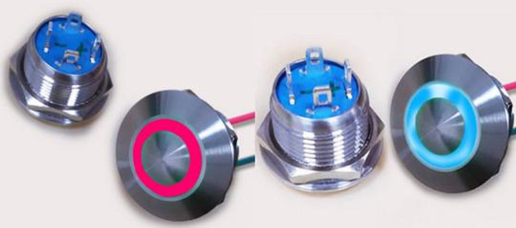 带灯金属按钮开关