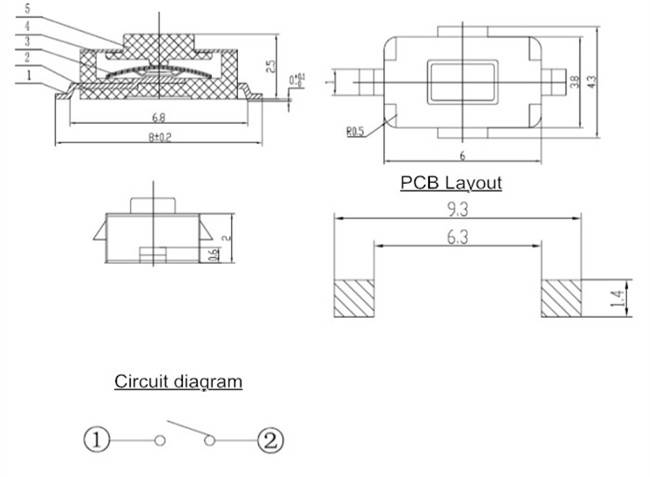 SMD贴片轻触开关