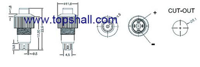 8mm按键开关 8mm按键开关