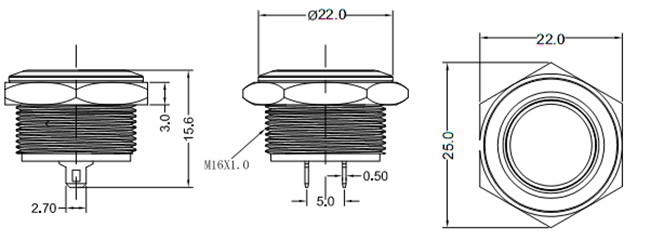 带灯金属轻触开关 带灯金属轻触开关