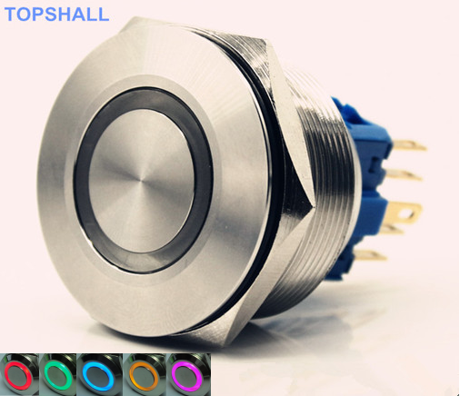 30mm带灯金属开关