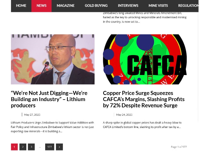 中矿资源比基塔矿业总经理宫学东受邀参加 2025年津巴布韦矿业商会年度矿业会议